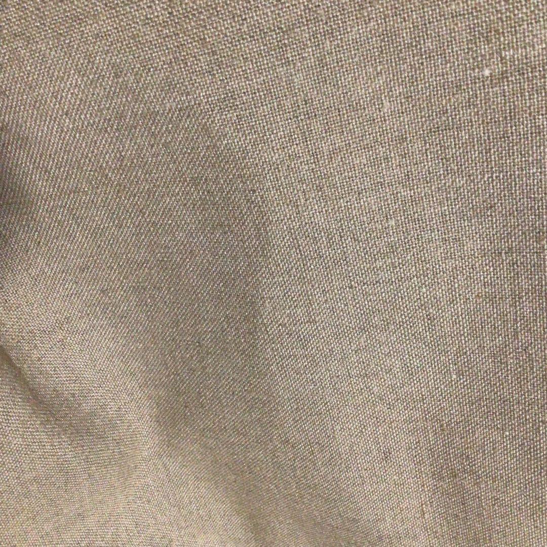 絵画用ロールキャンバス　麻100 % 未加工　幅115cmx496cm耳付　厚い