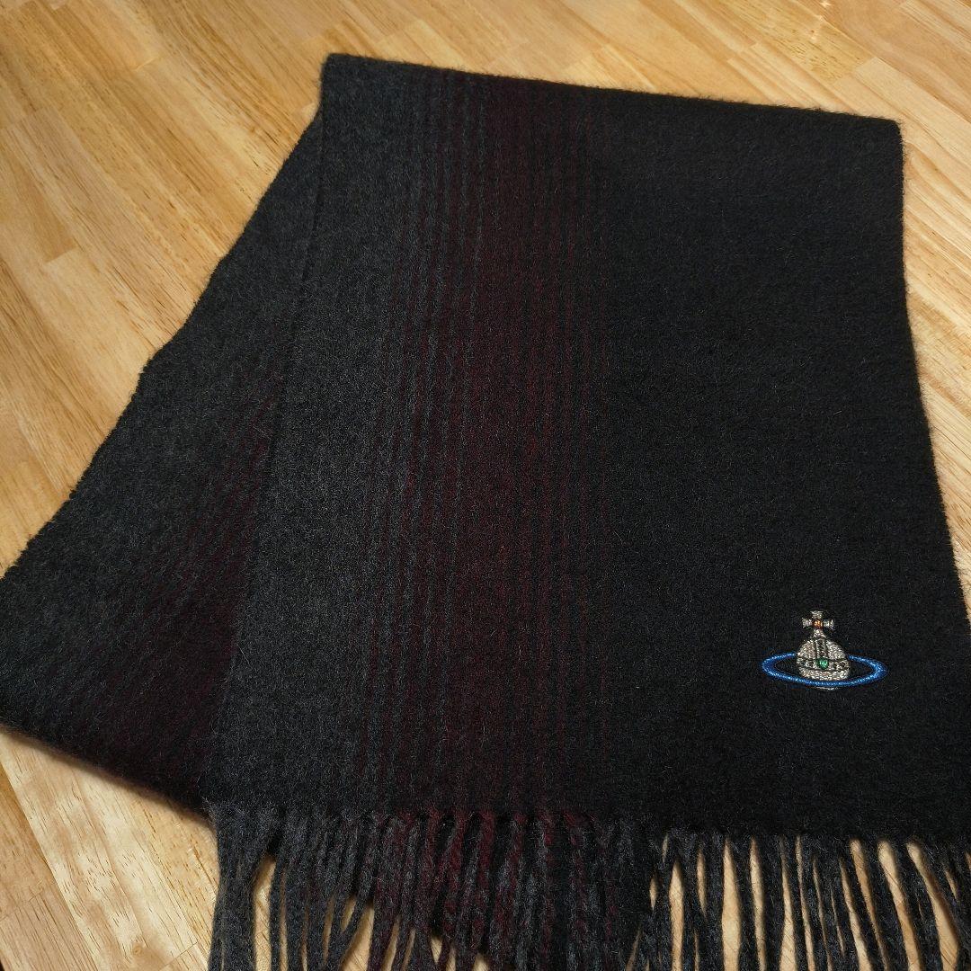 ナッカン様ヴィヴィアンウエストウッドグラデーションマフラーオーヴ