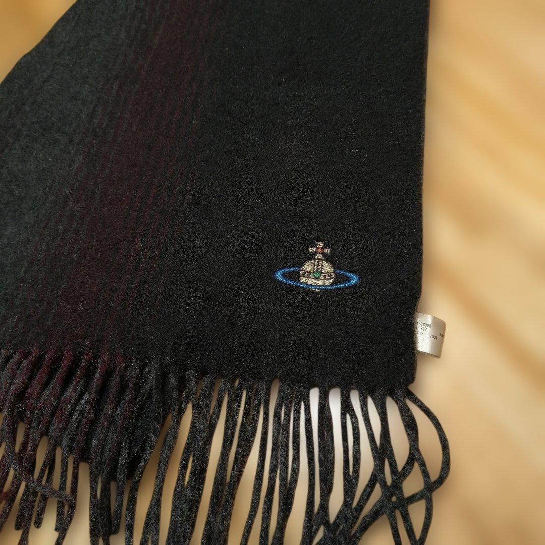 ナッカン様ヴィヴィアンウエストウッドグラデーションマフラーオーヴ