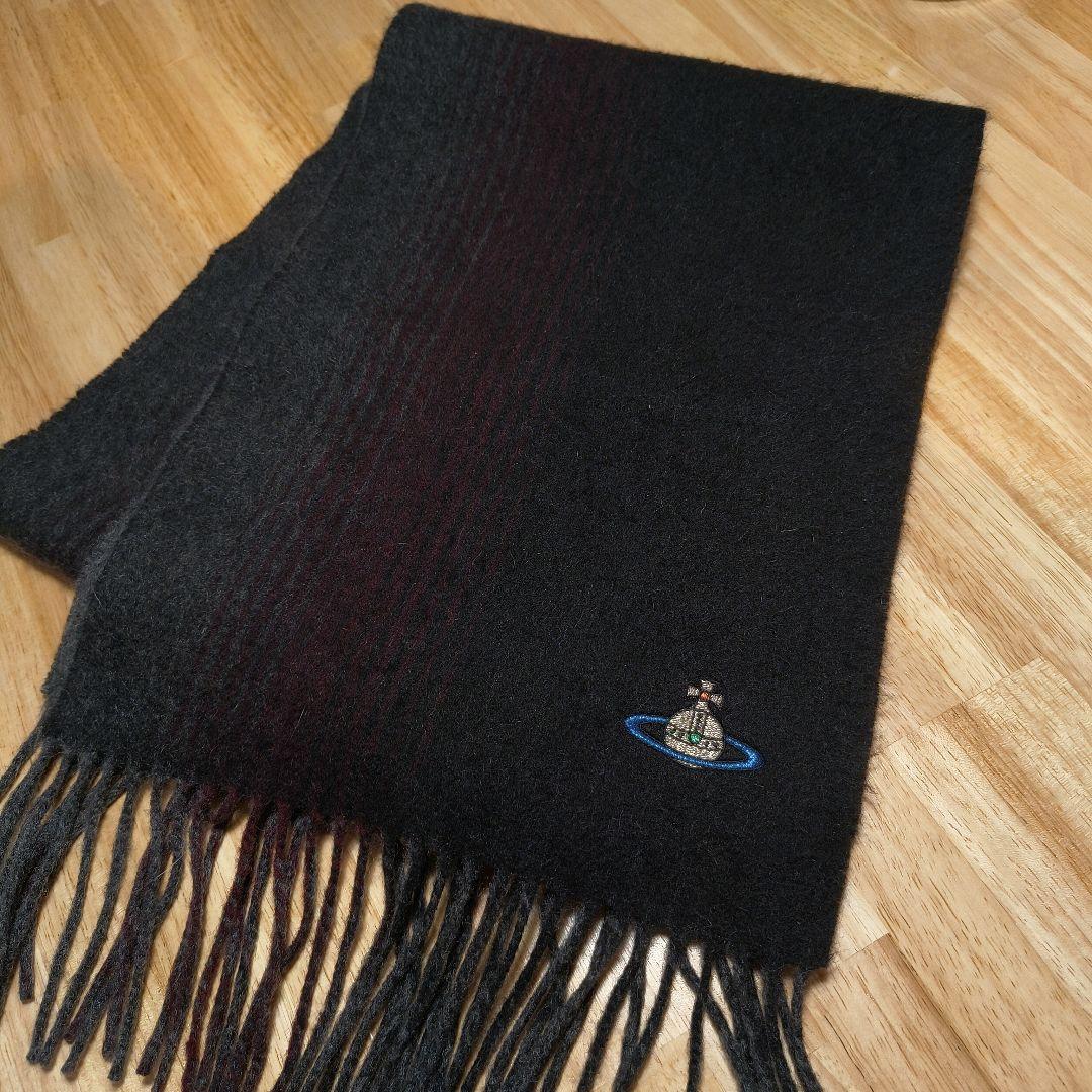 ナッカン様ヴィヴィアンウエストウッドグラデーションマフラーオーヴ