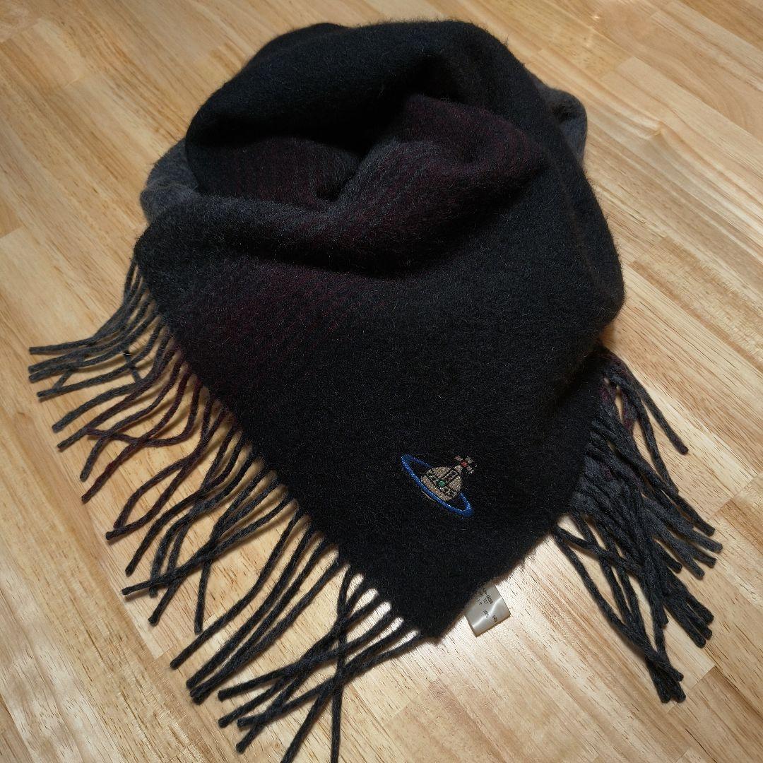 ナッカン様ヴィヴィアンウエストウッドグラデーションマフラーオーヴ