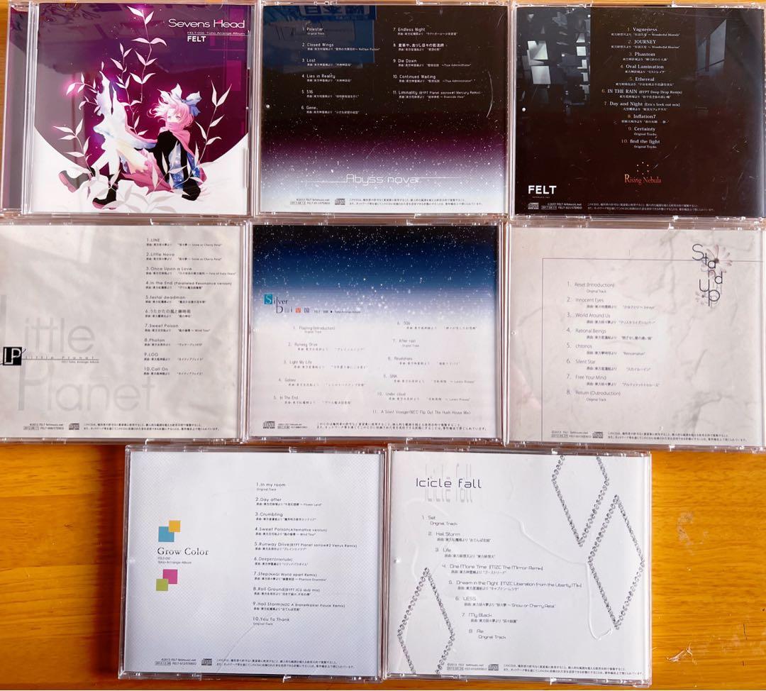 FELT 8枚まとめ売り 東方Project