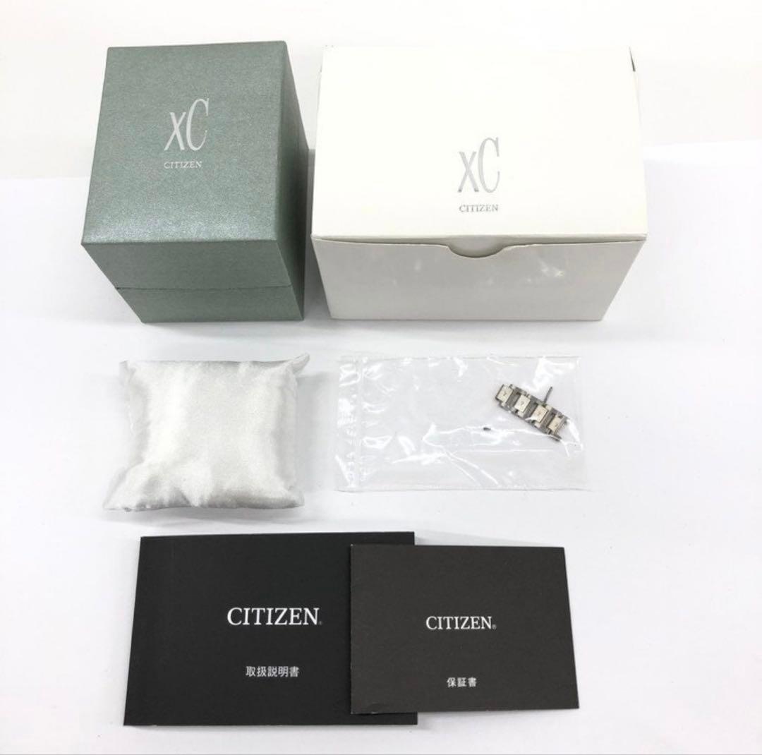 【美品】CITIZEN xC シチズン クロスシー 電波ソーラーレディース腕時計