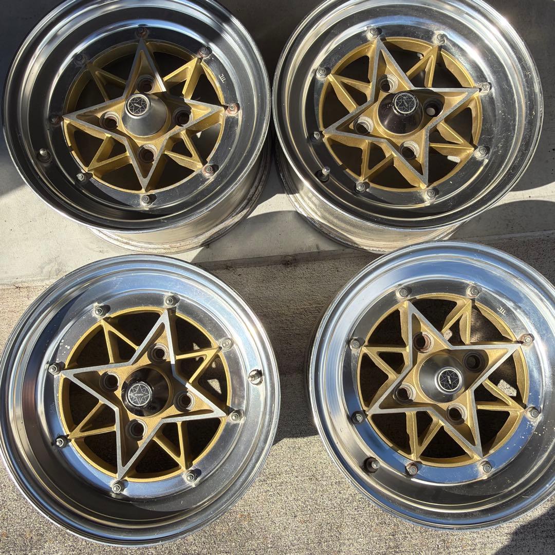 超お得！スターシャーク当時物　美品14インチ PCD114.3 旧車　ホイール