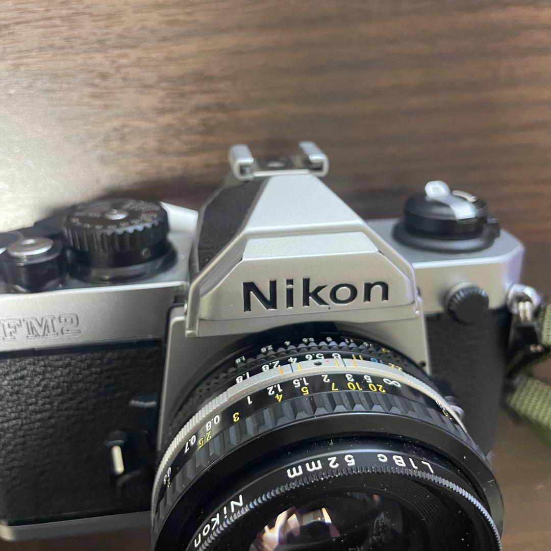 Nikon NewFM2 フィルムカメラ　シルバー NIKKOR 50mm