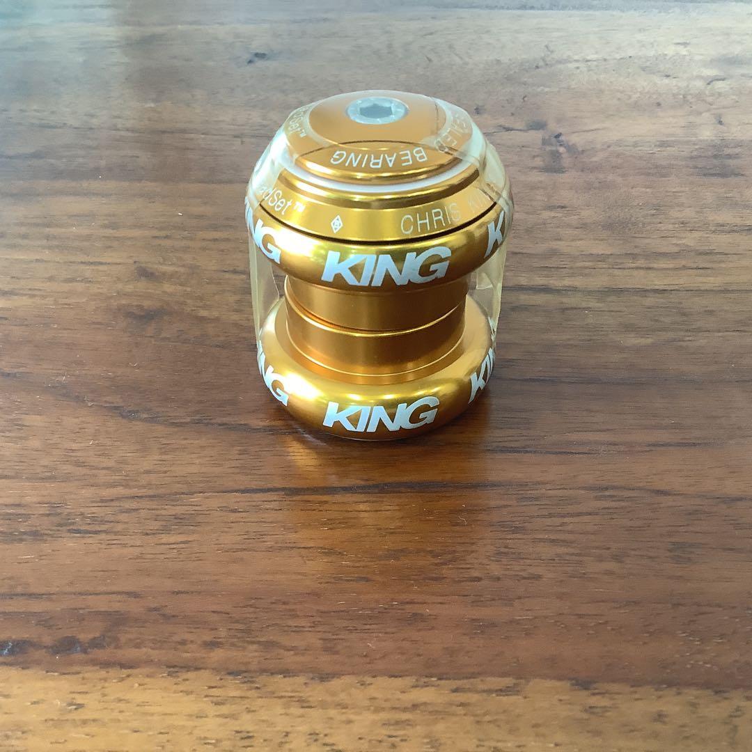 パーツ CHRIS KING nothreadset 1 1/8 inch (gold)