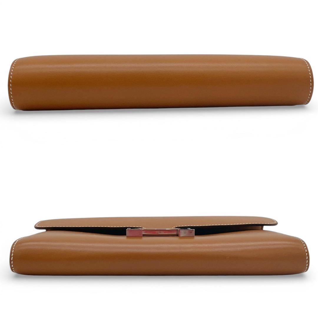 【新品同様】エルメス ボックスカーフ コンスタンスロング 二つ折り長財布