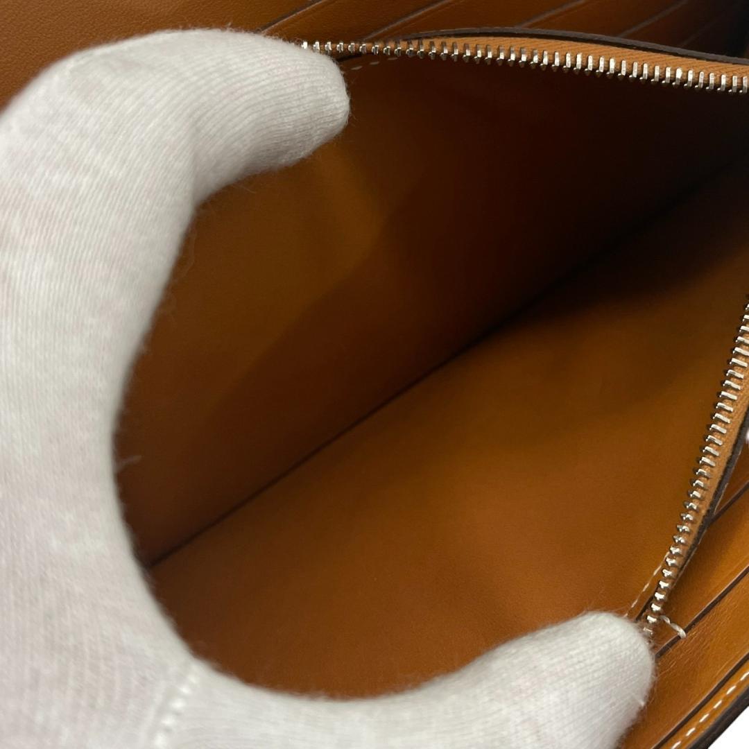 【新品同様】エルメス ボックスカーフ コンスタンスロング 二つ折り長財布