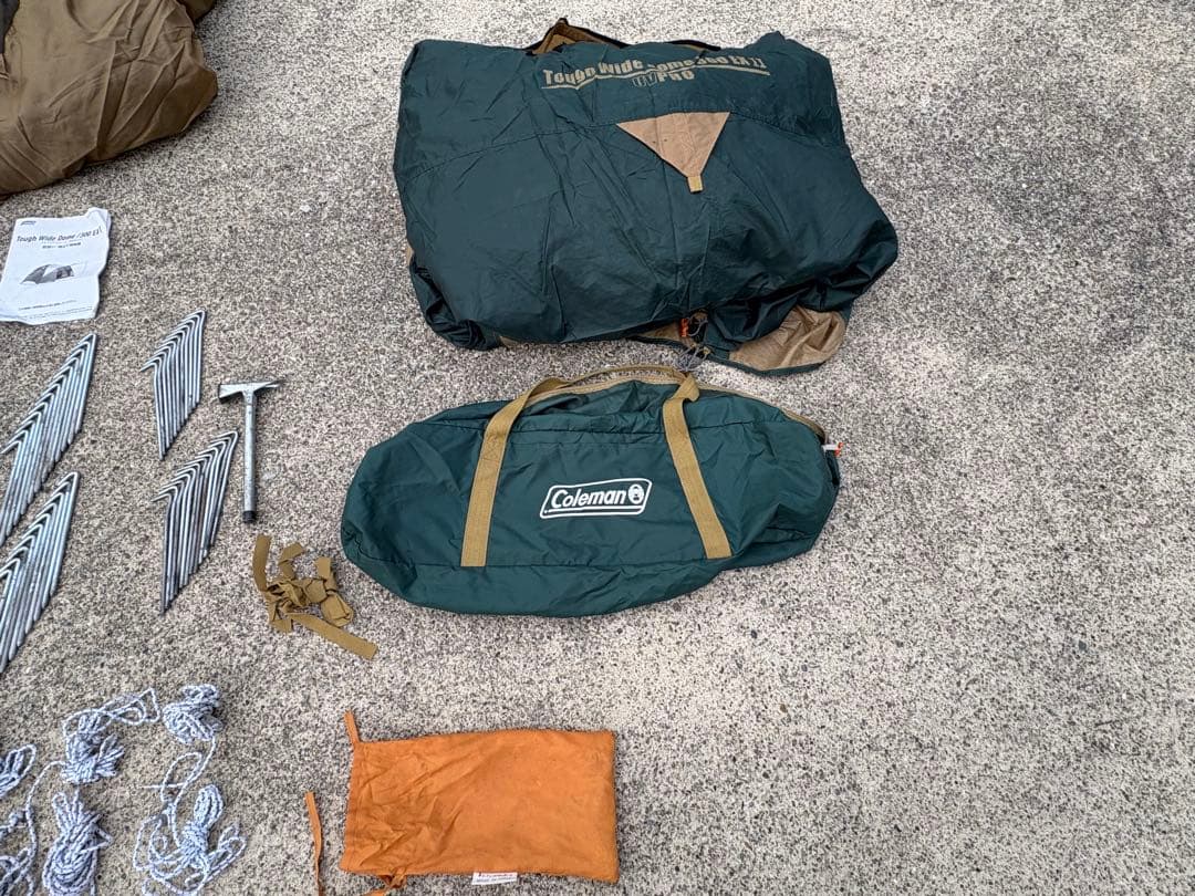 d*3様 【ジャンク】Colemanコールマンテントタフワイドドーム/300EX