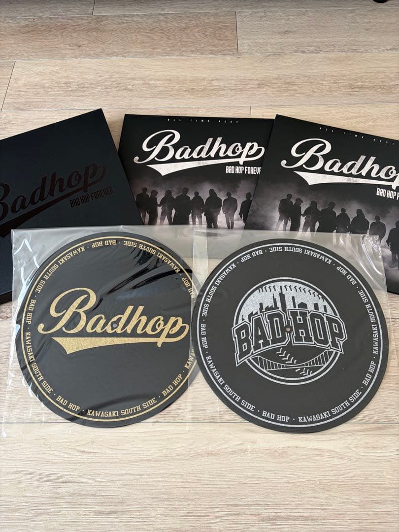 美品 BAD HOP Badhop レコード 付属マット付き