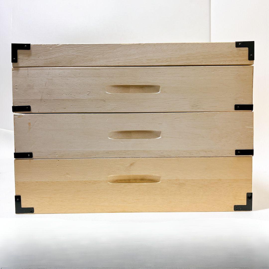 【良品✨送料無料】桐　衣装箱　3段 収納ケース　着物収納　衣装ケース