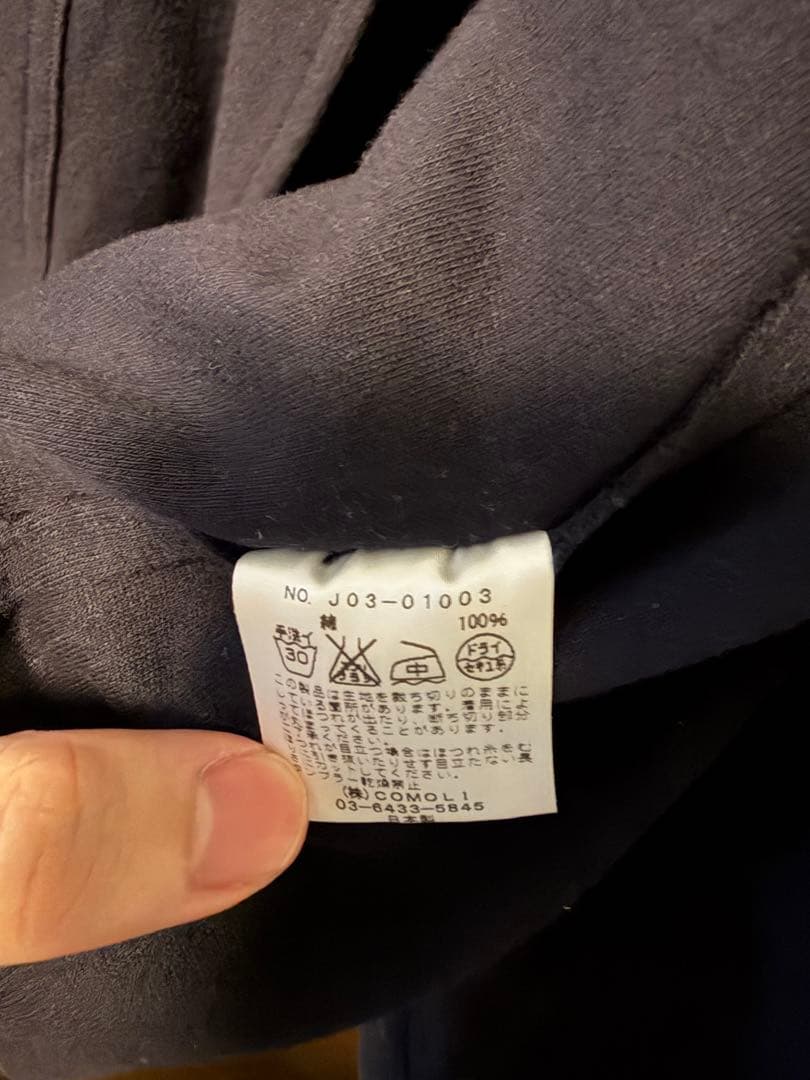 comoli コモリ　ジャケット