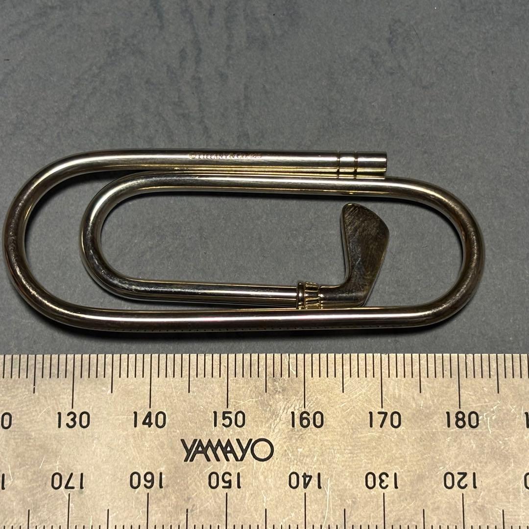 TIFFANY　ティファニー　マネークリップ　ゴルフクラブ型　シルバー