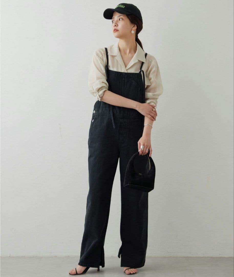 【ガリャルダガランテ】デニムサロペット　ブラック　1