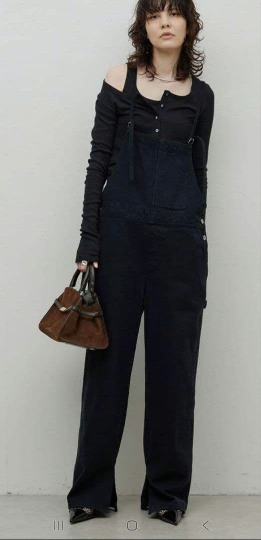 【ガリャルダガランテ】デニムサロペット　ブラック　1