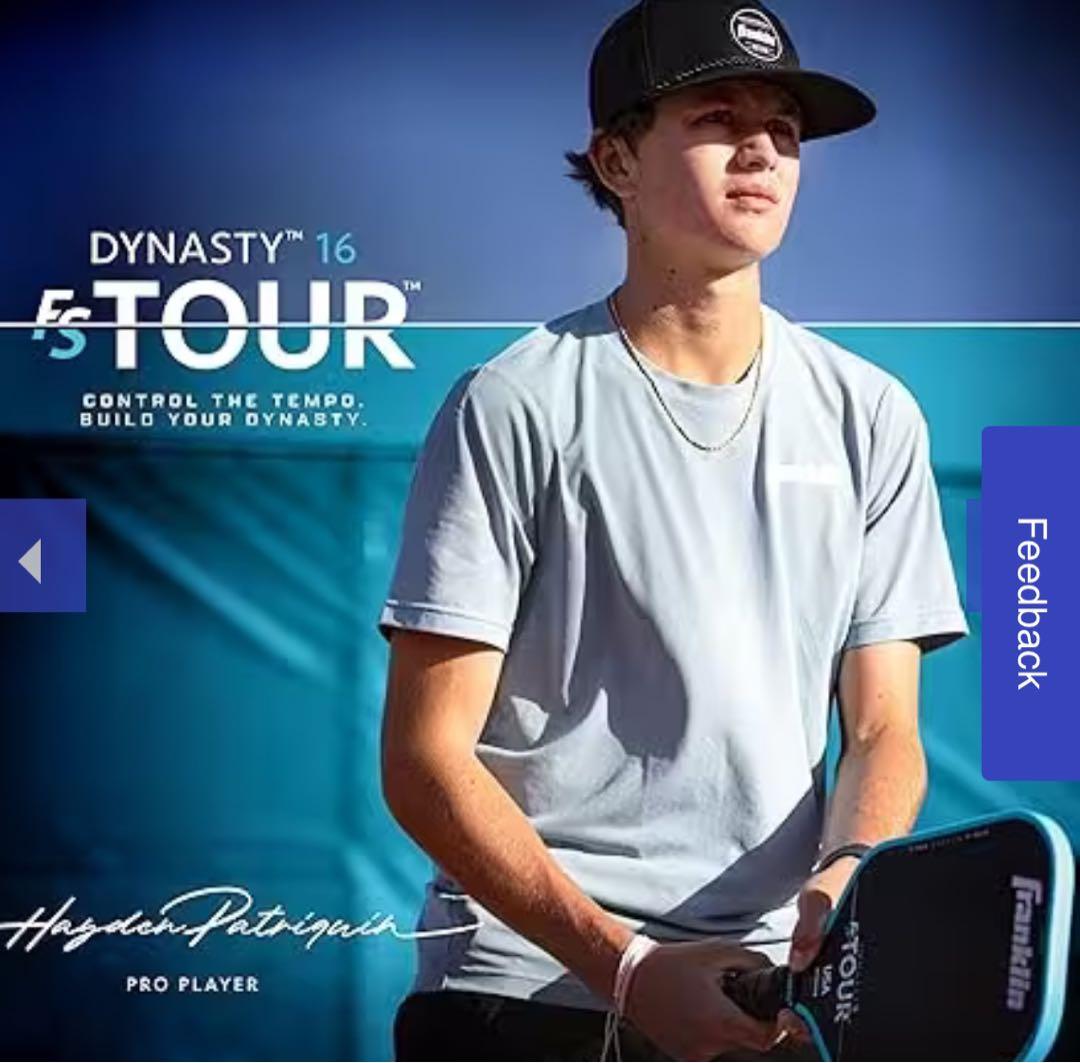 【新品】ピックルボールパドル Franklin FS Tour Dynasty