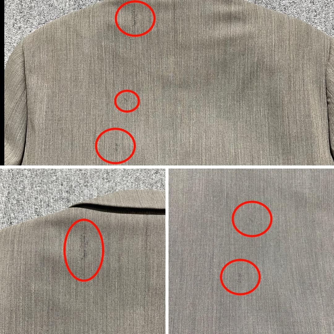 【あいうえお】ダブルブレスト ちょいワル スーツ セットアップ グレー系