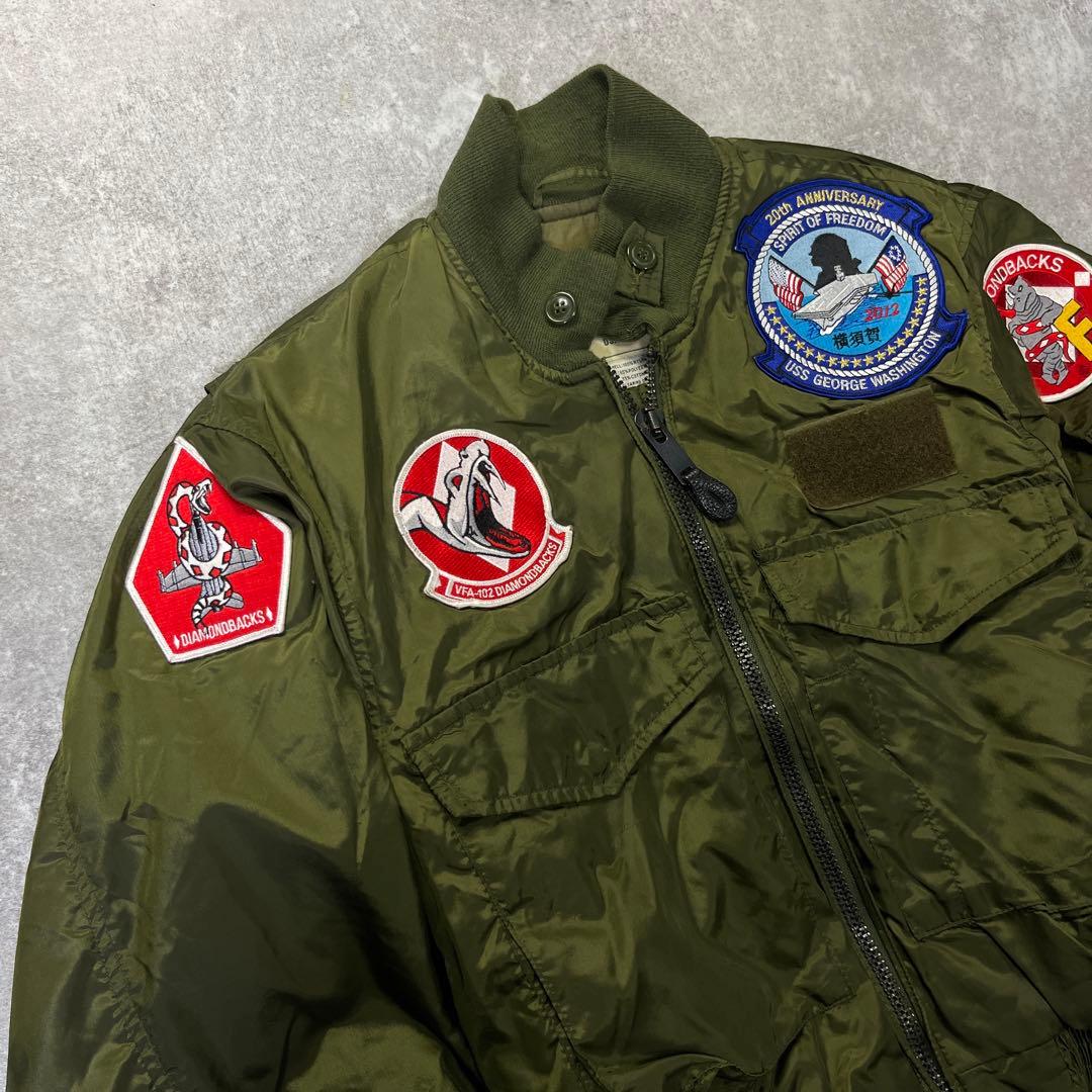 70s復刻　AVIREX フライトジャケット　G-8　ワッペン　SCOVILL