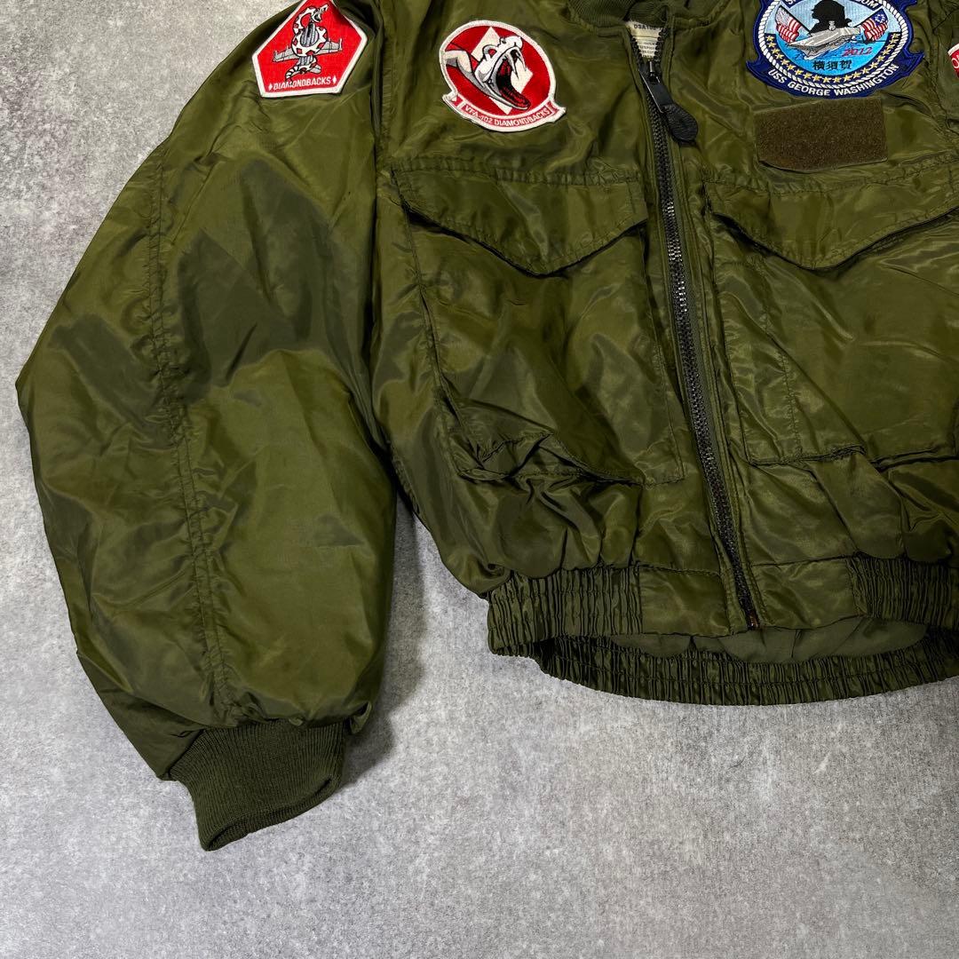 70s復刻　AVIREX フライトジャケット　G-8　ワッペン　SCOVILL