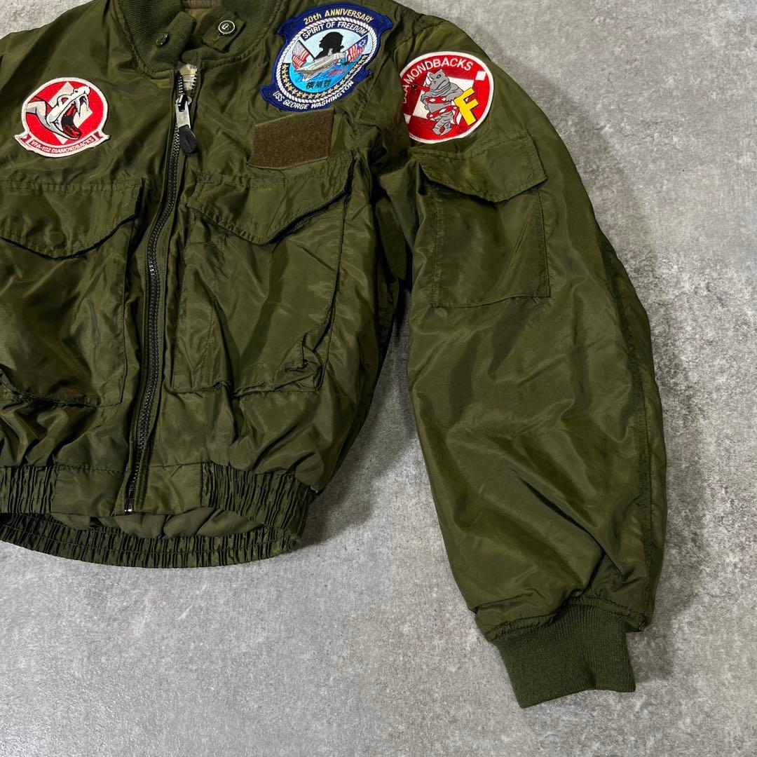 70s復刻　AVIREX フライトジャケット　G-8　ワッペン　SCOVILL