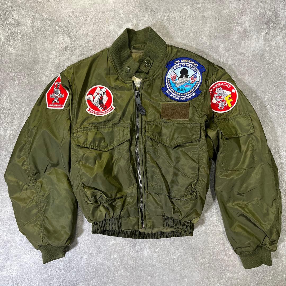 70s復刻　AVIREX フライトジャケット　G-8　ワッペン　SCOVILL