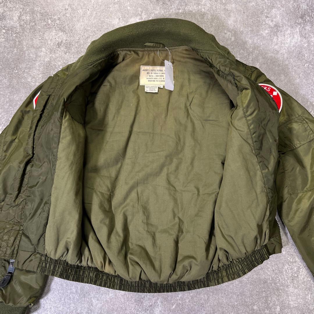 70s復刻　AVIREX フライトジャケット　G-8　ワッペン　SCOVILL