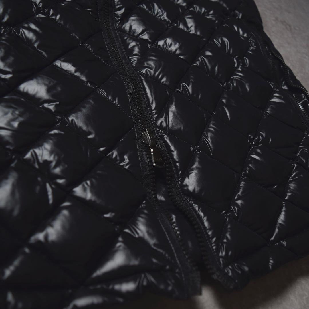 y2k TATRAS ダウンベスト 光沢 リバーシブル ダイヤキルト 平成ギャル