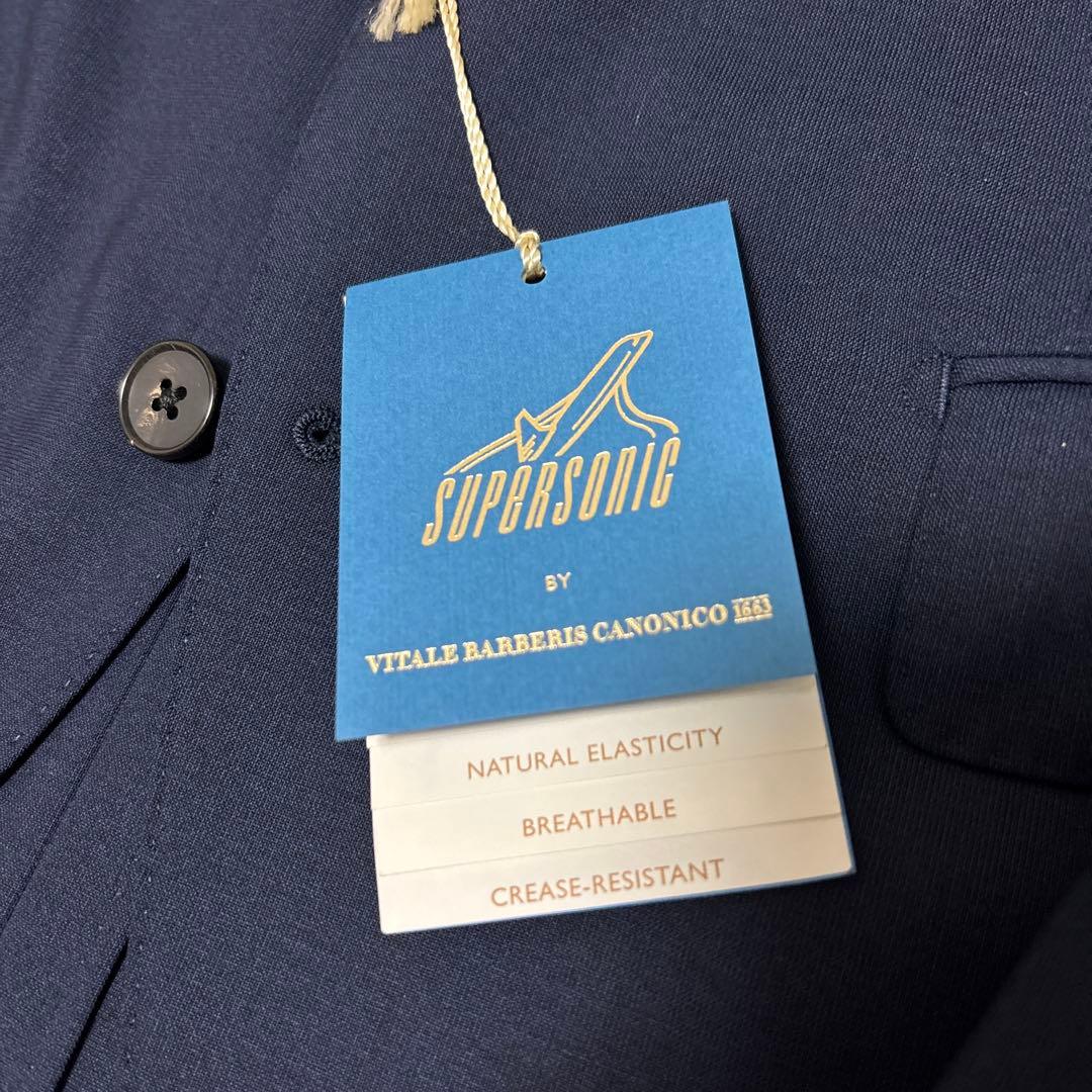 ユニバーサルランゲージ×カノニコ生地　スーツ　ウール　モヘヤ　美品