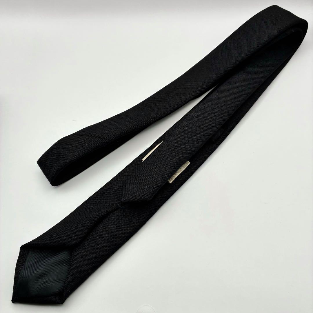 【美品】LARDINI + WOOSTAR ネクタイ ブラック