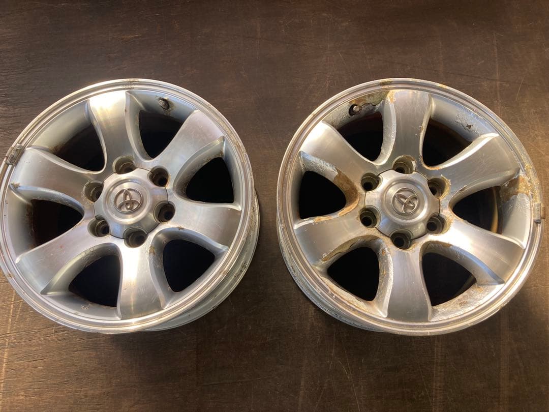 TOYOTA ランドクルーザープラド 純正ホイール 傷汚れあり ジャンク