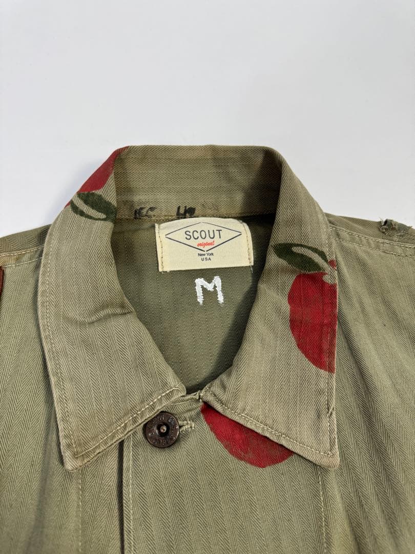 40s P-41 USMC HBT リンゴ アップル ミリタリービンテージ