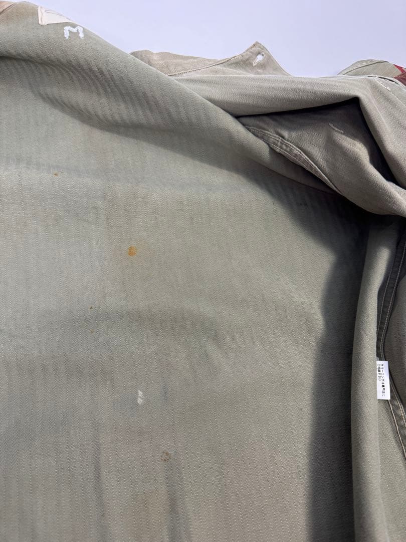 40s P-41 USMC HBT リンゴ アップル ミリタリービンテージ