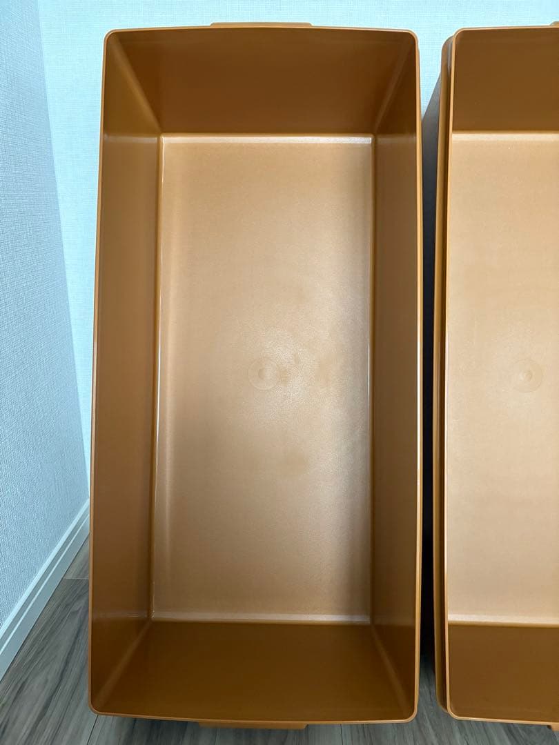 美品❕タッパーウェア ディープロングスーパーケース2個セット