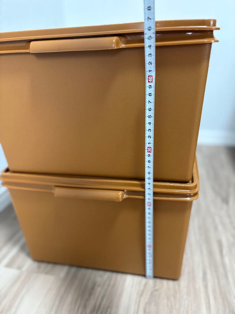 美品❕タッパーウェア ディープロングスーパーケース2個セット