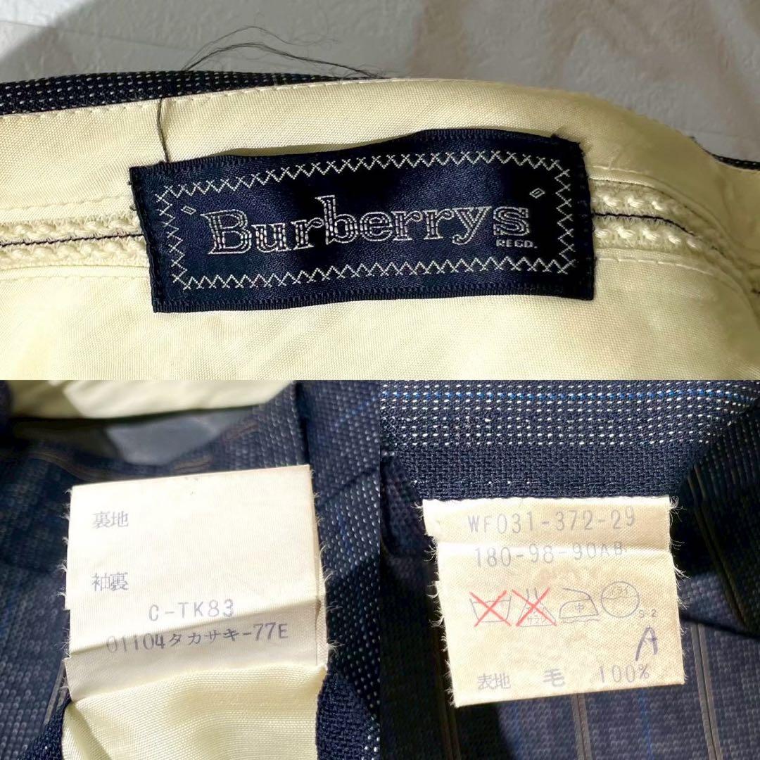 美品✨Burberrys バーバリー　セットアップ　スーツ　ネイビー　AB XL
