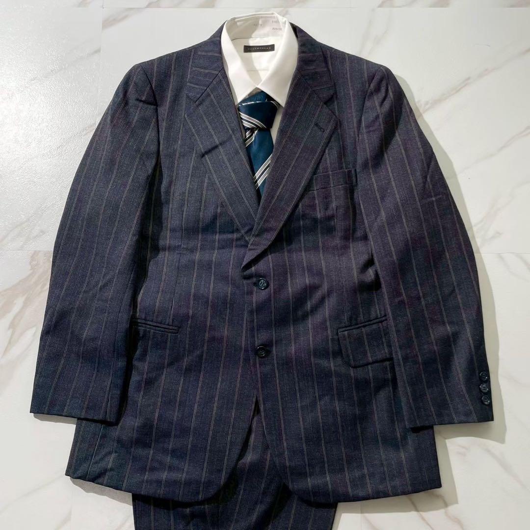 美品✨Burberrys バーバリー　セットアップ　スーツ　ネイビー　AB XL