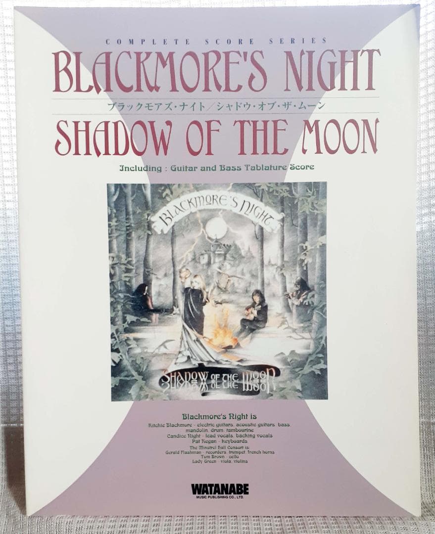 「ブラックモアズ・ナイト」シャドウ・オブ・ザ・ムーン バンドスコア 美品