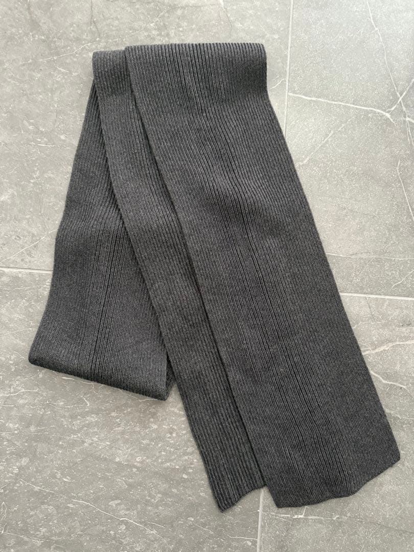 Dior ダークグレー マフラー