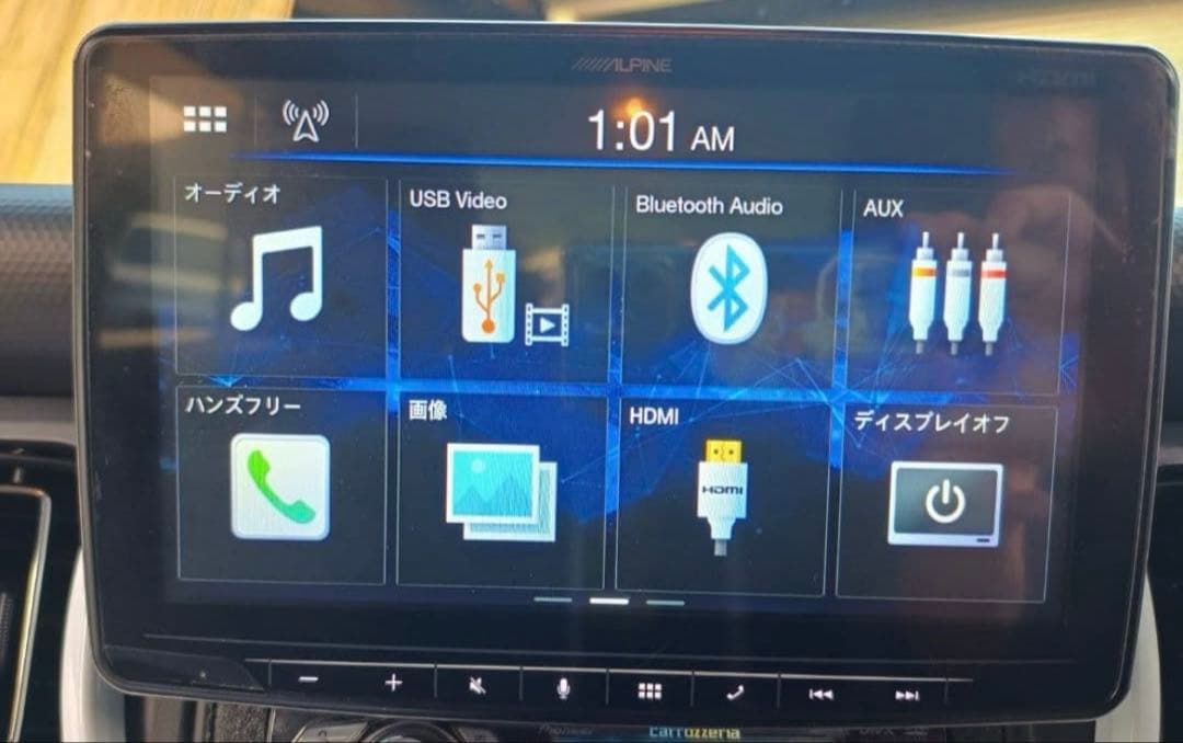 アルパイン　DAF9V ディスプレイオーディオ　フローティング