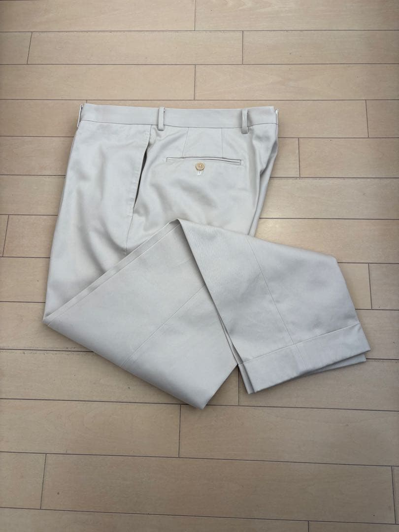 最終値下⭐︎試着のみBeamsF パンツ/オフホワイト46 ringjacket製