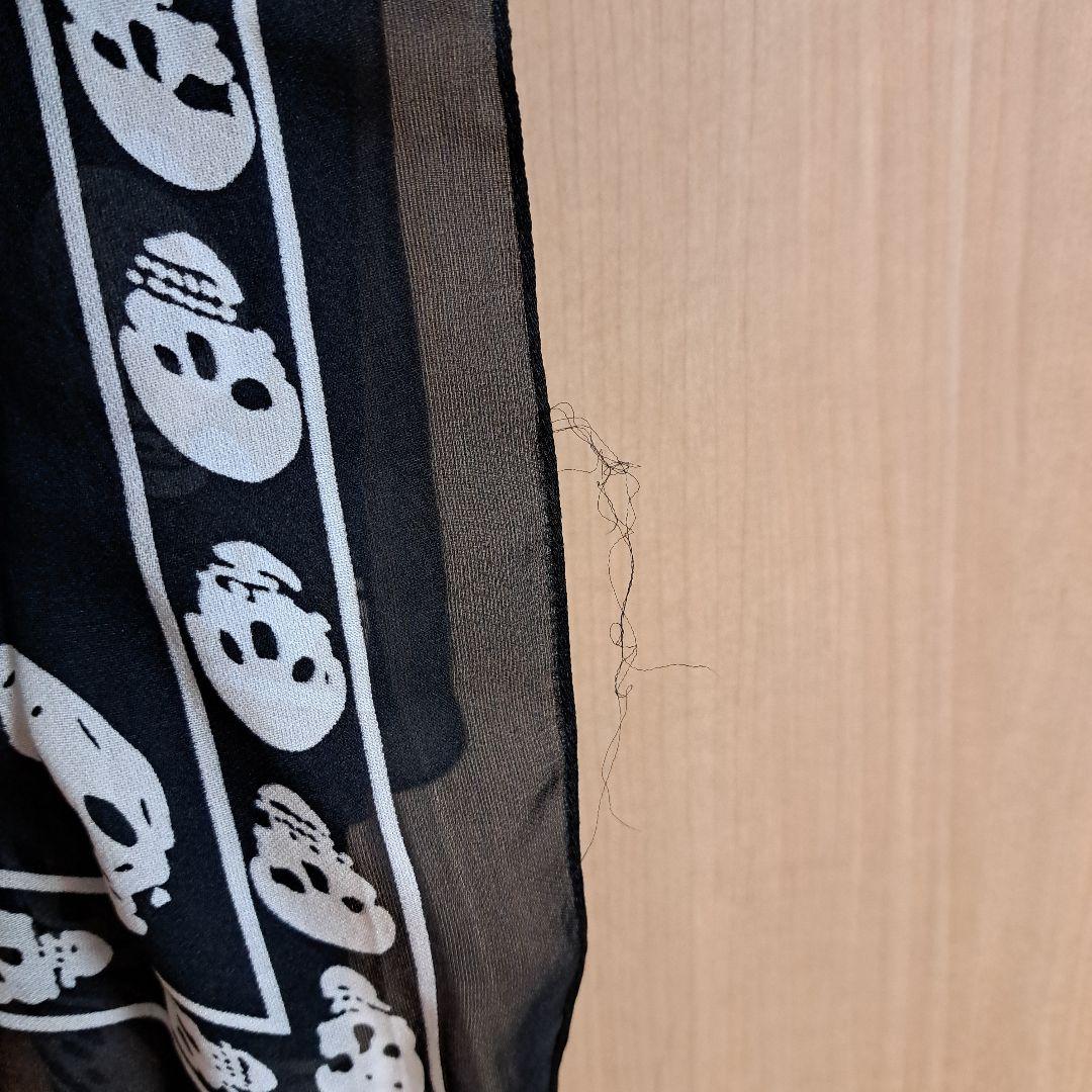 ALEXANDER MCQUEEN スカル柄　スカーフ