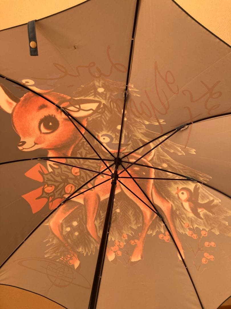 ヴィヴィアンウエストウッド長傘　バンビ柄