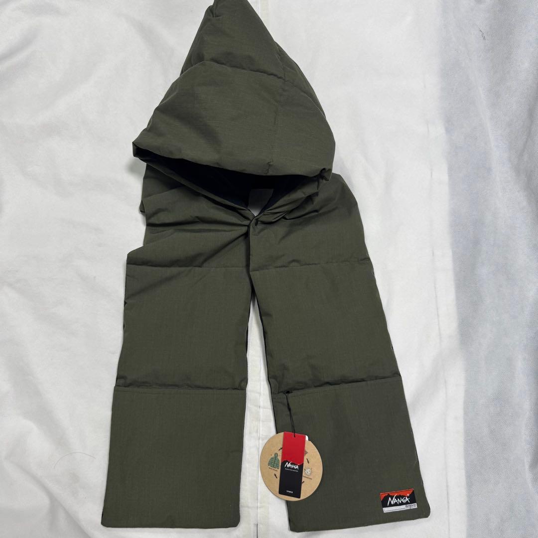 ナンガ × テンプラ 新品mヒノック ダウンマフラー NANGA 難燃 焚き火