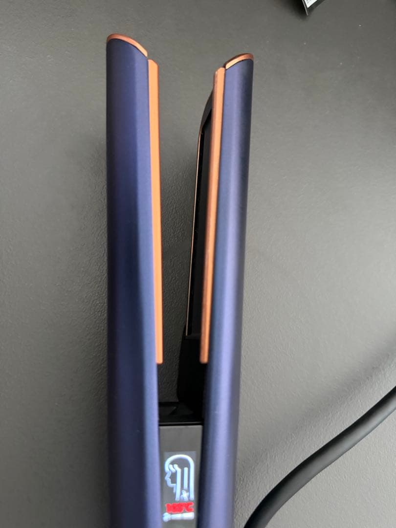 Dysonドライヤーストレイトナー ダークブルーコッパー HT01 DBBC