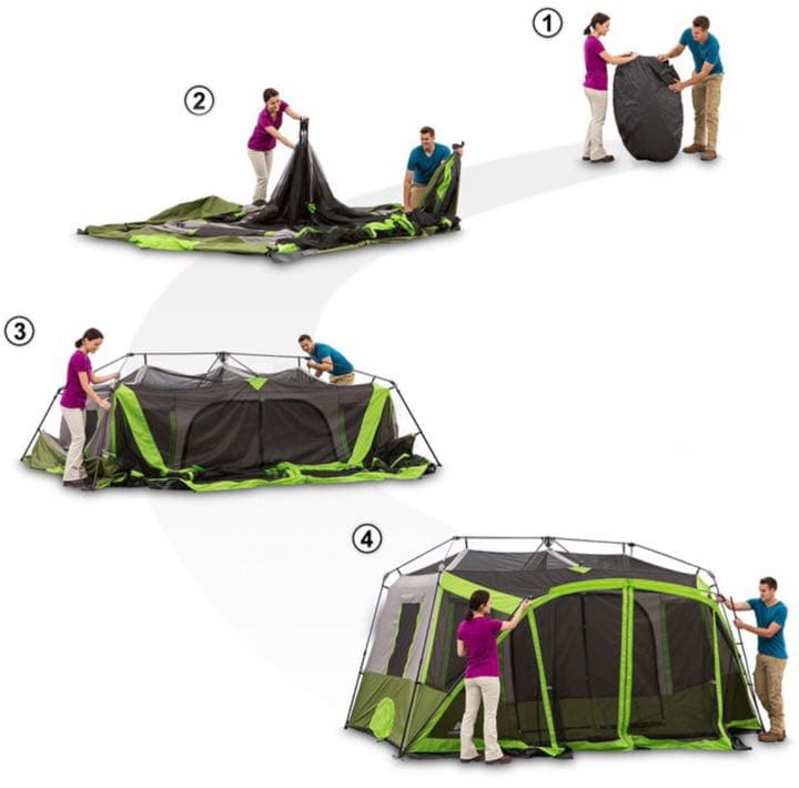 新品未使用　大人気　オザークトレイル　ワンタッチ　テント　9人用