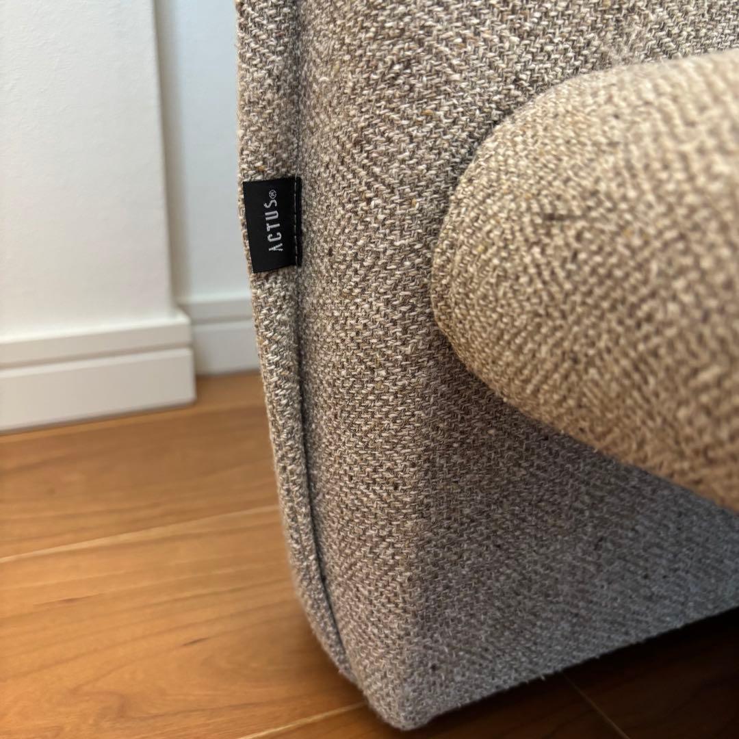 まき様★超美品★ACTUS アクタス SOSIAクイーンベッド ファブリック