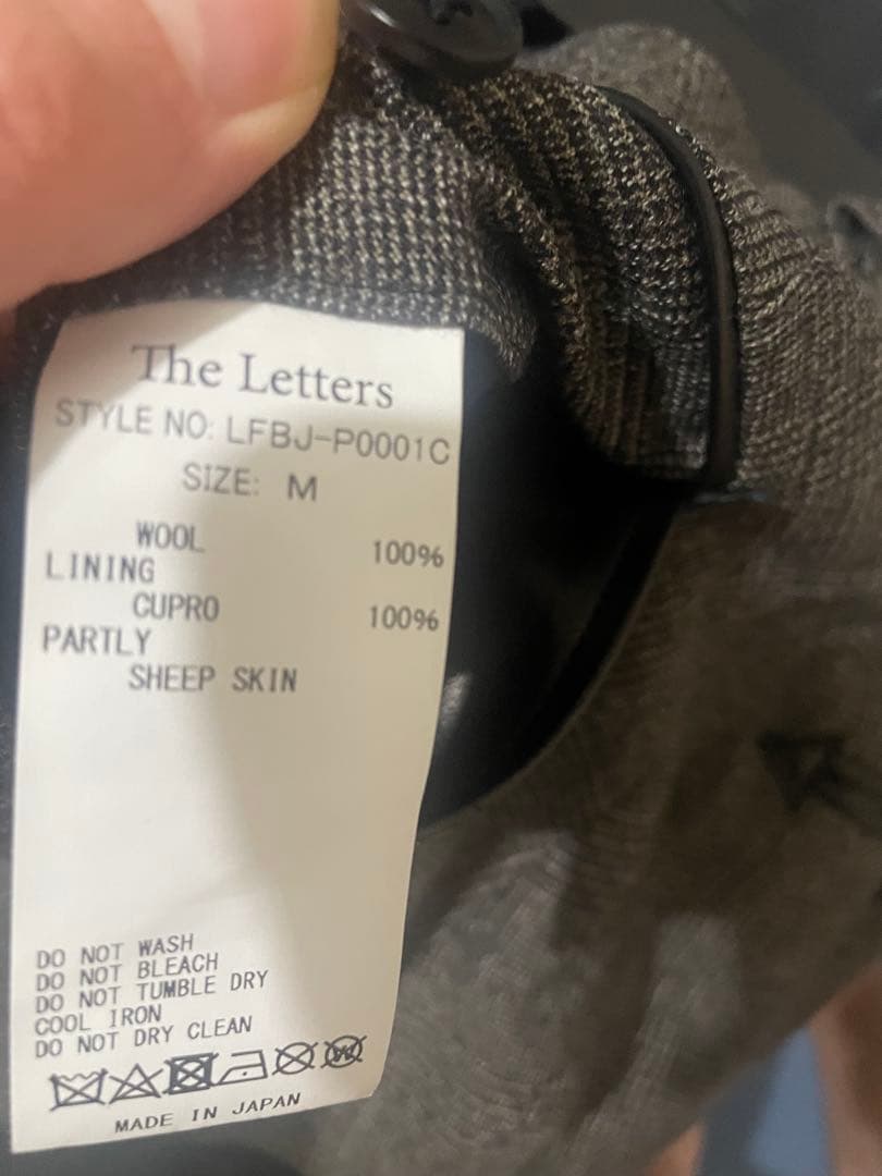 The Letters 20AW テーラードセットアップ