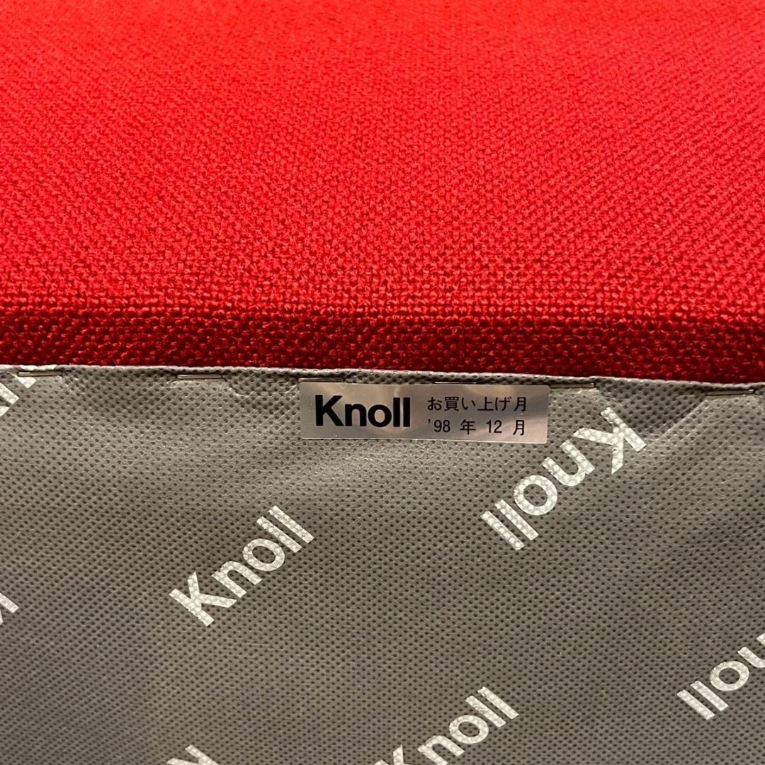 ノール 名作 ブルーノ チューブラーチェア 椅子 レッド モダン 赤 シンプル