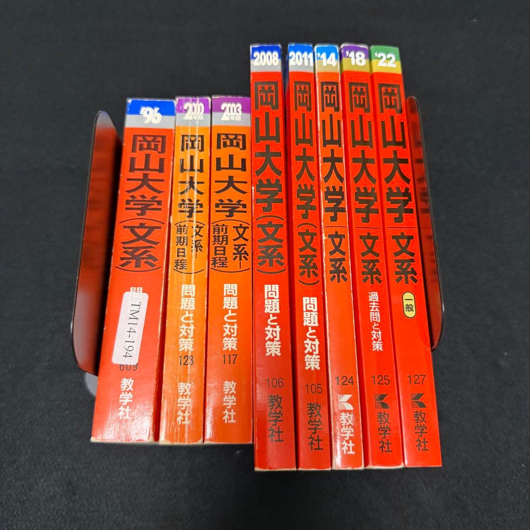 赤本　岡山大学　文系　1991年～2021年 29年分