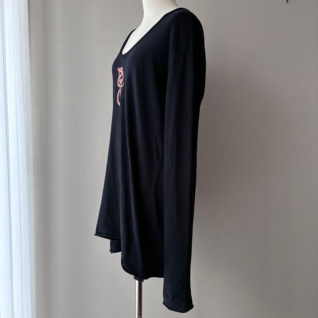 gunda ガンダ 蛇モチーフ フェード加工 ロングスリーブカットソー 日本製